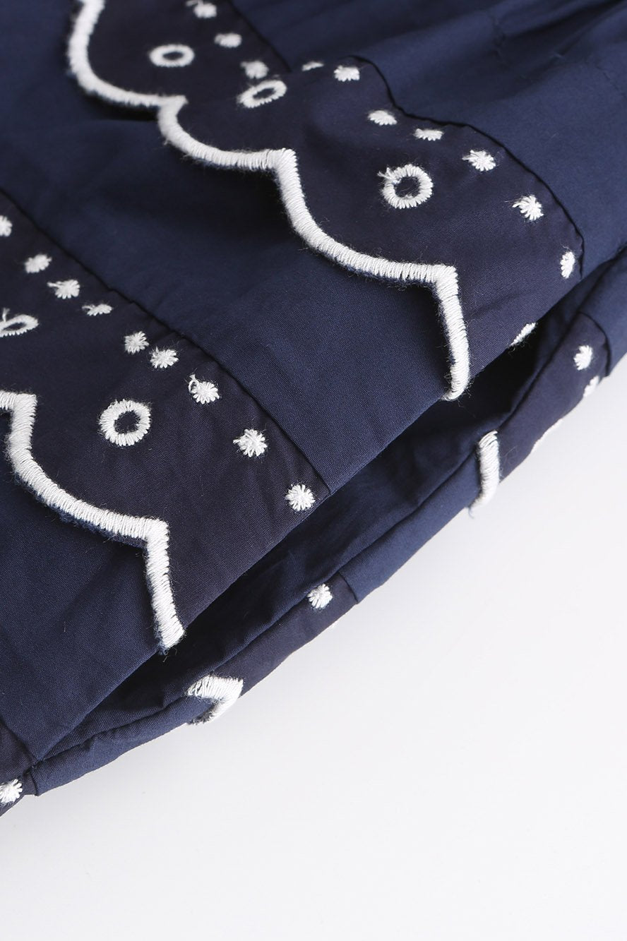 LONI MIDI DRESS NAVY