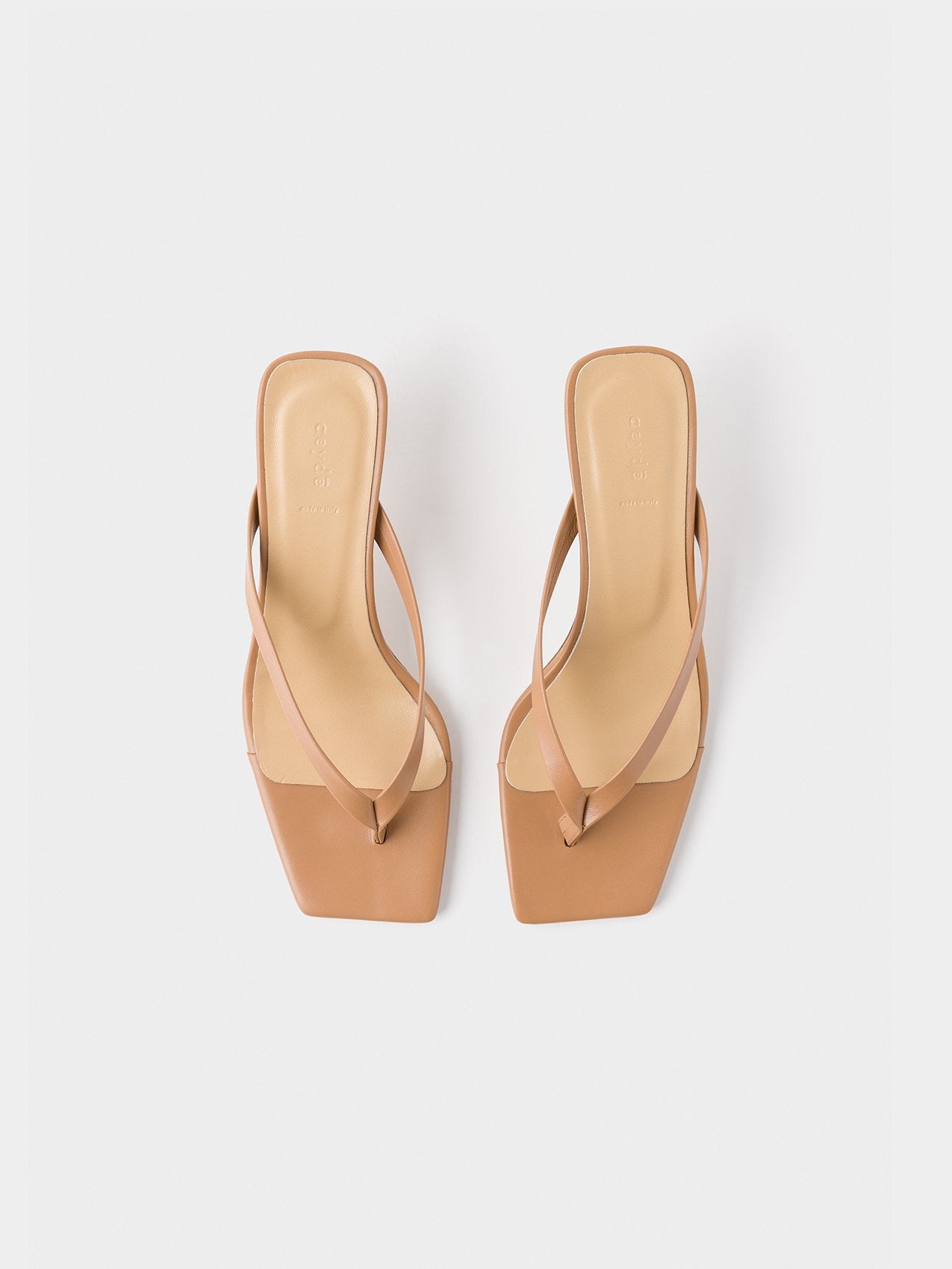 WILLIS THONG HEEL - BROWN