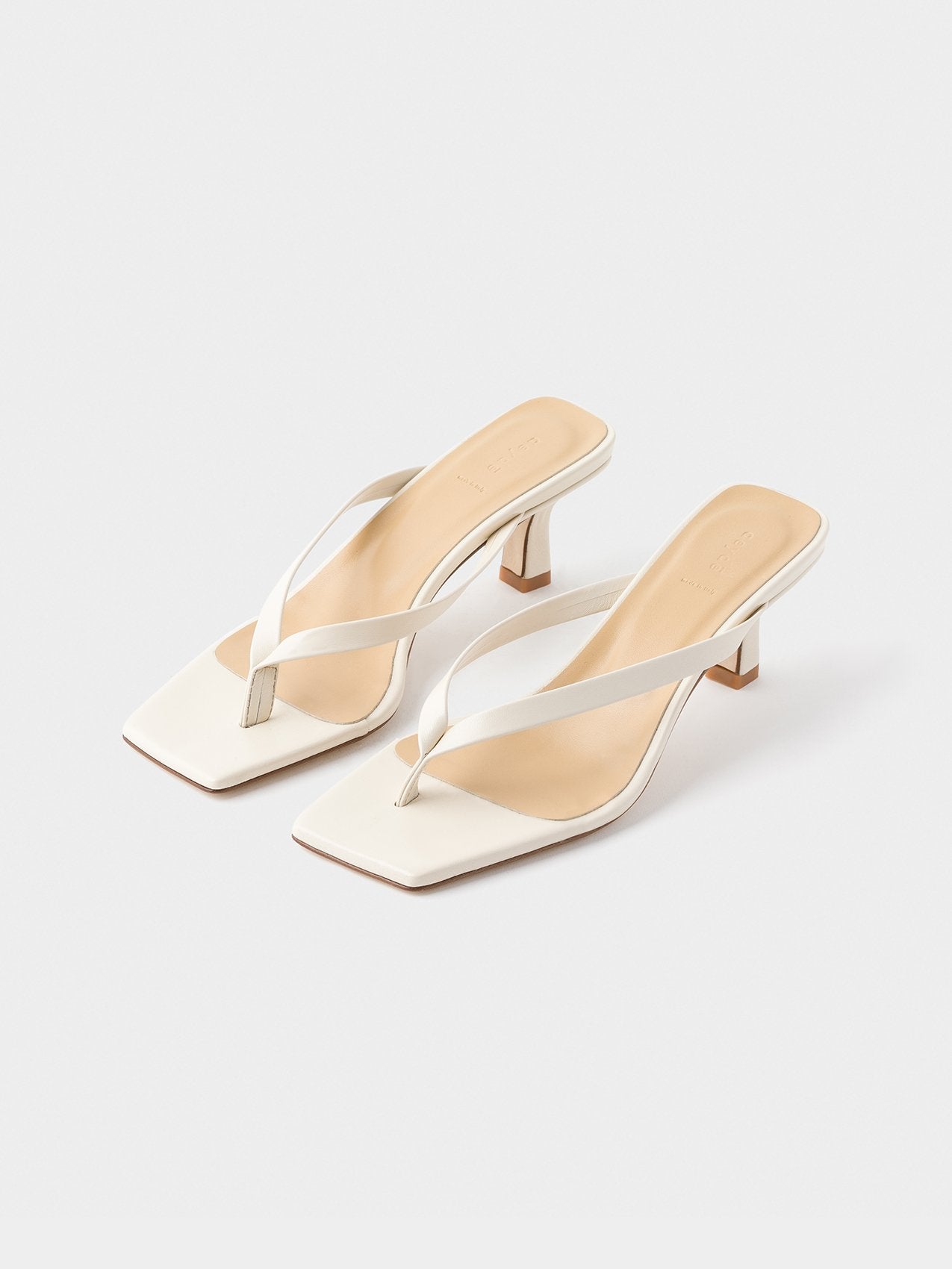 WILLIS THONG HEEL - CREAM