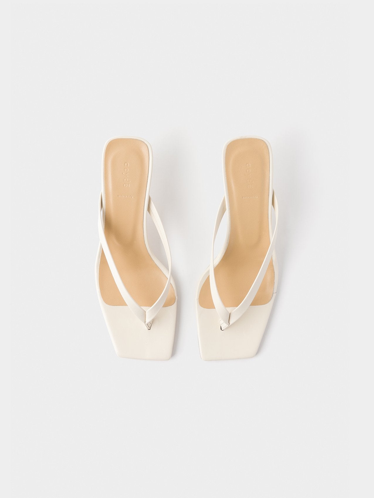WILLIS THONG HEEL - CREAM