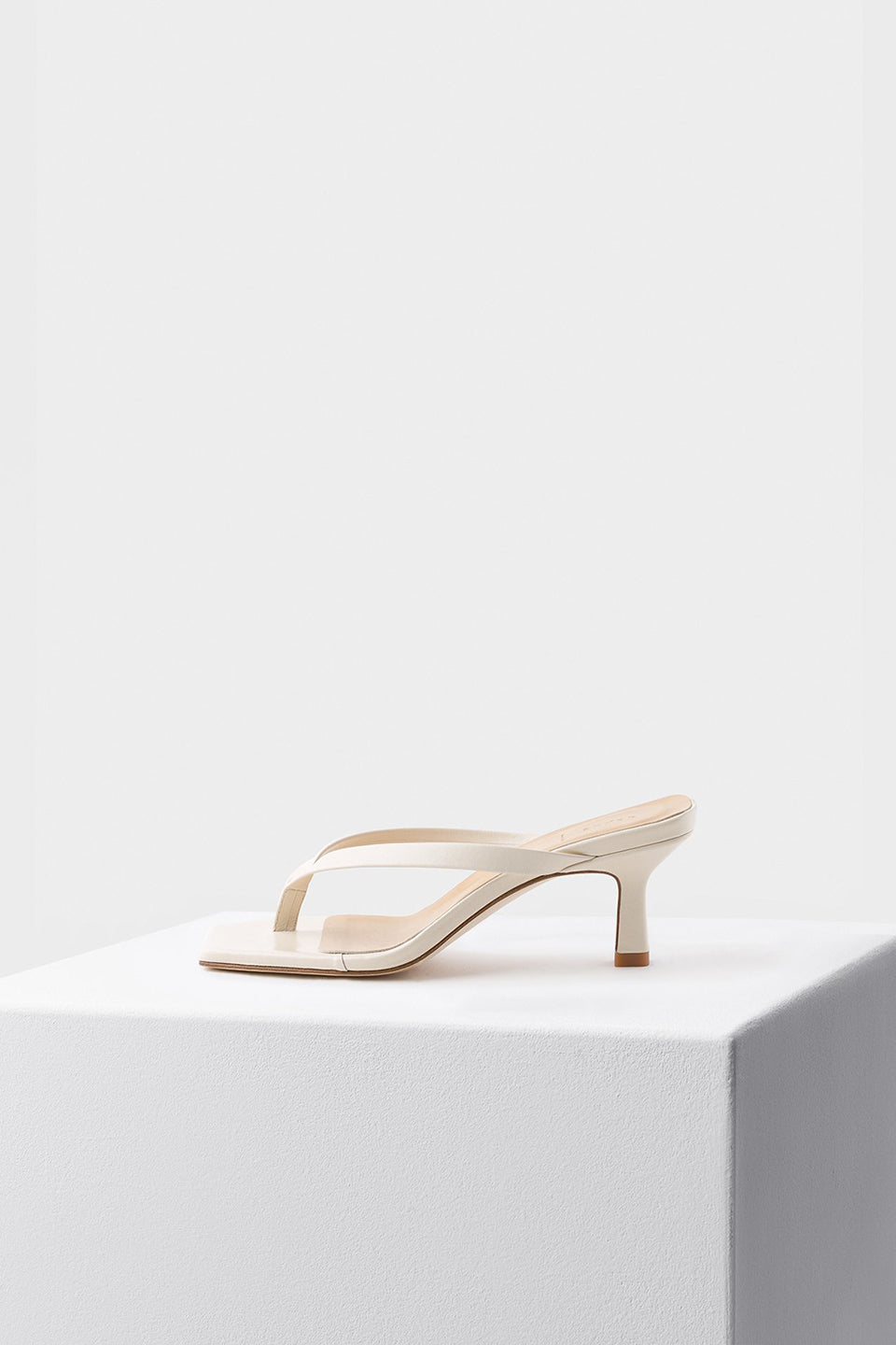 WILLIS THONG HEEL - CREAM