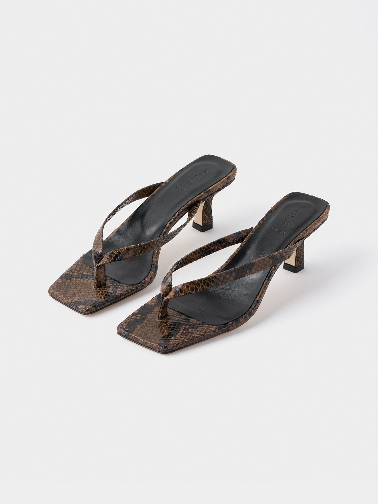 WILLIS THONG HEEL - SNAKE