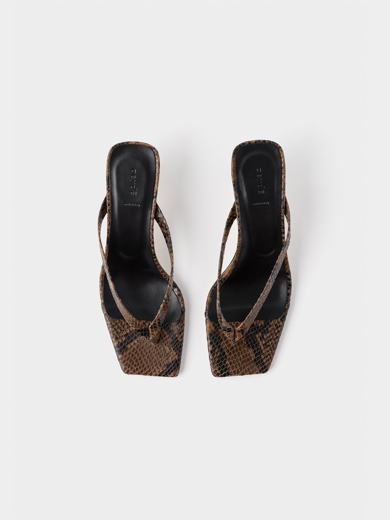 WILLIS THONG HEEL - SNAKE