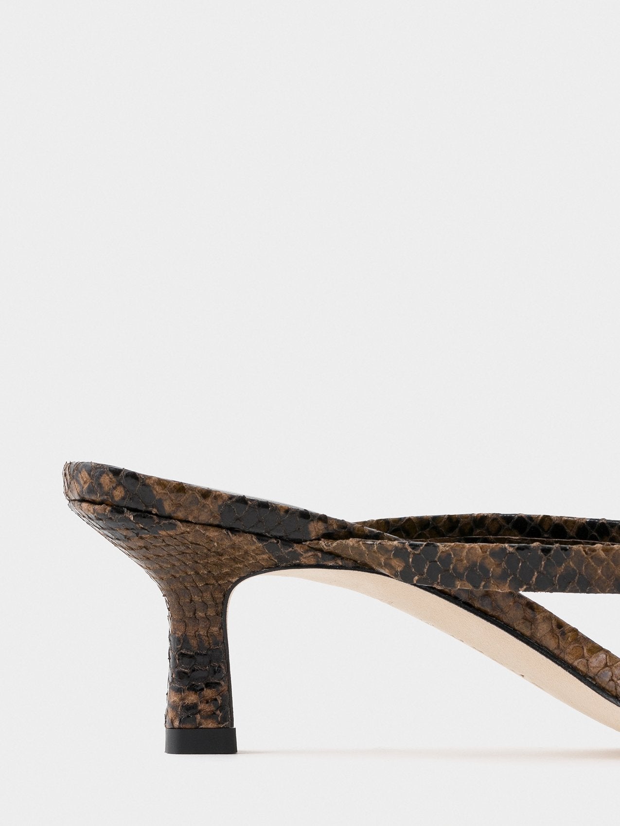 WILLIS THONG HEEL - SNAKE