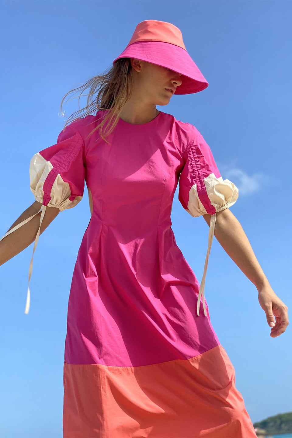 ELVIE FUCHSIA DRESS