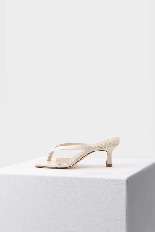 WILLIS THONG HEEL - CREAM