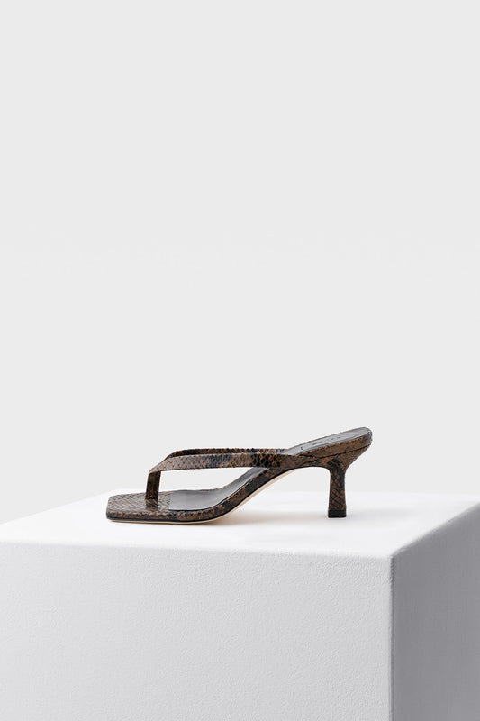 WILLIS THONG HEEL - SNAKE