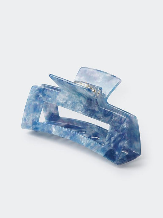 HAIR CLIP - BLU MARBLE